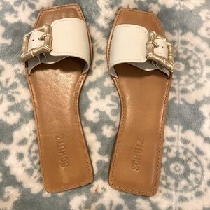 Schutz Enola Flat Sandals